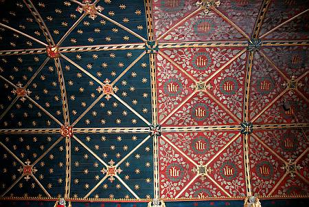 St Erth - Detail of Sanctuary Ceiling